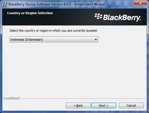 Upgrade Blackberry Curve 9300 to OS 6.0 step 2