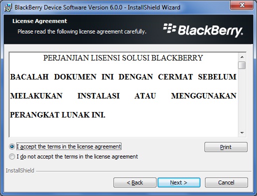 Upgrade Blackberry Curve 9300 to OS 6.0 step 4