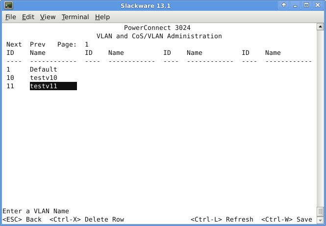 Dell PowerConnect 3024 VLAN Trunk 3
