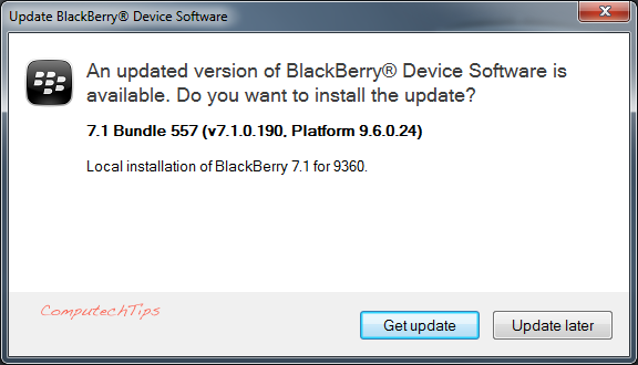 bb desktop software  6.1