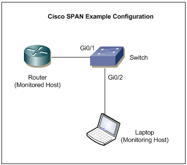 Cisco SPAN Sample Topology