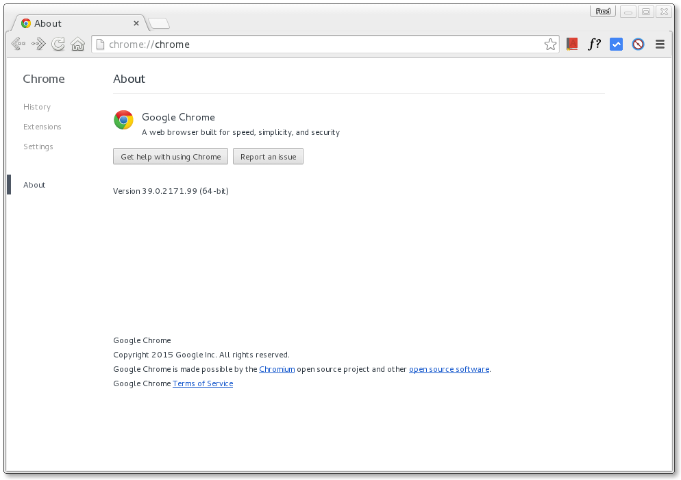 Google Chrome on Centos 7