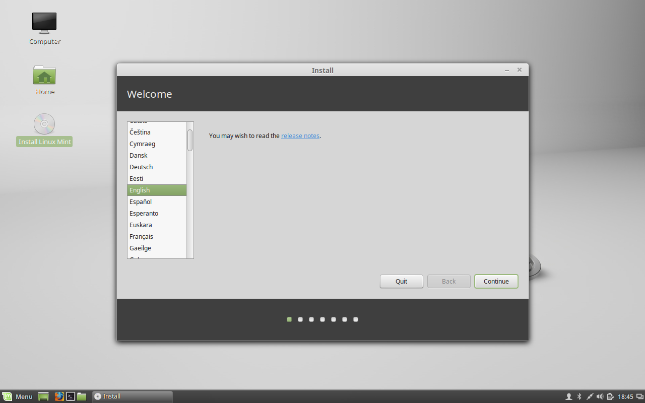 Linux Mint 17.3 on MacBook