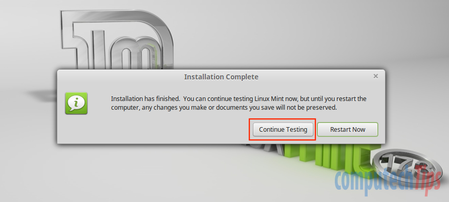 Linux Mint 17.3 on MacBook - Continue Testing