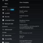 Android 4.4.2 on Galaxy Tab P1000