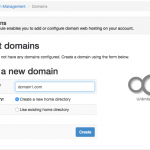 ZPanel create new domain